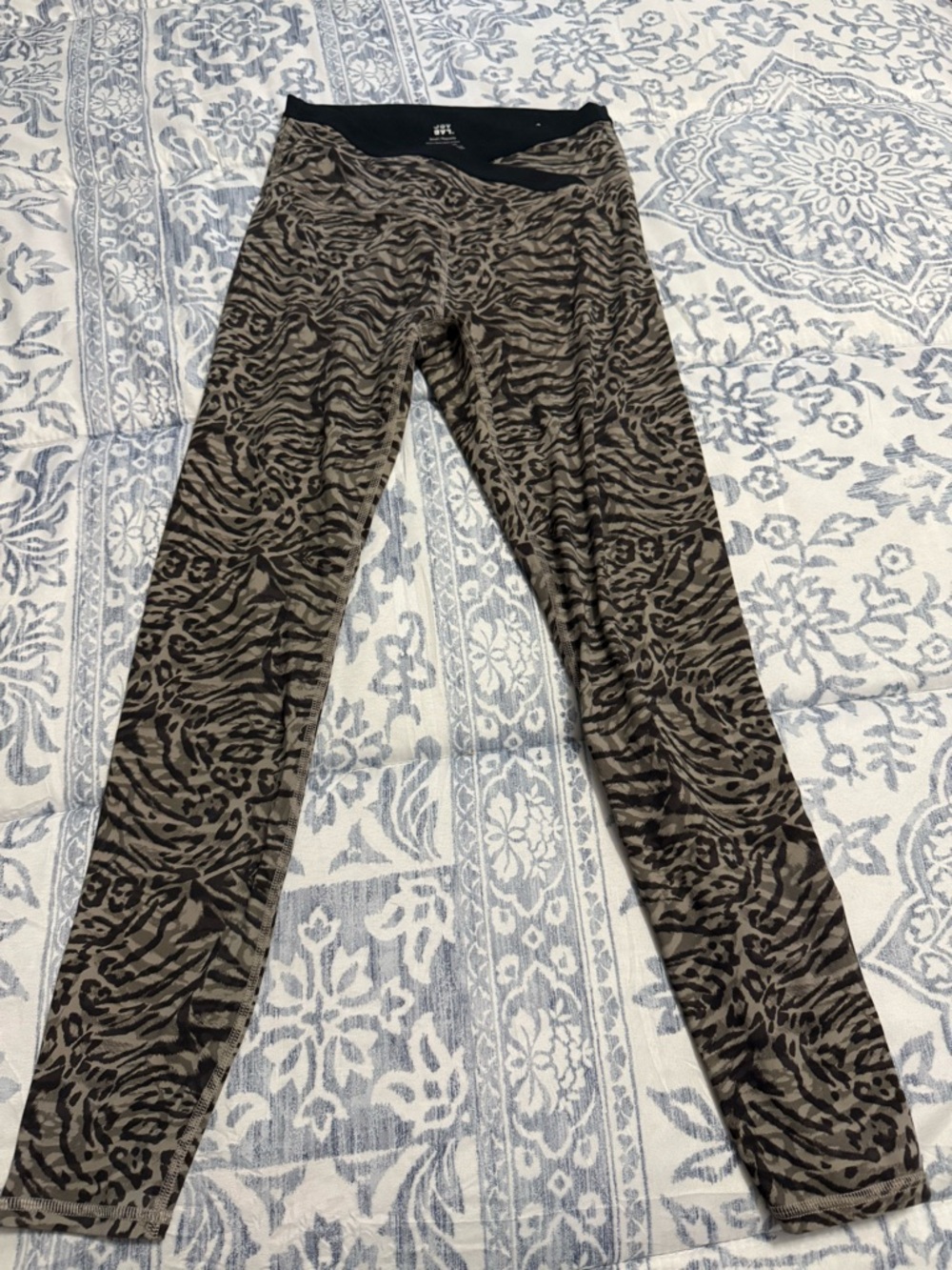 JoyLab Brown and Black Animal Print Leggings